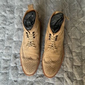 Taft Mack Boot in Tan Suede - US 9